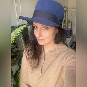 Chic Stetson Wool Hat / Blue